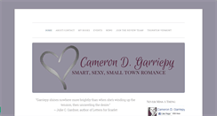 Desktop Screenshot of camerondgarriepy.com